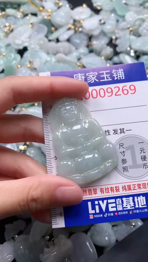 翡翠未镶嵌吊坠(不含链)9269