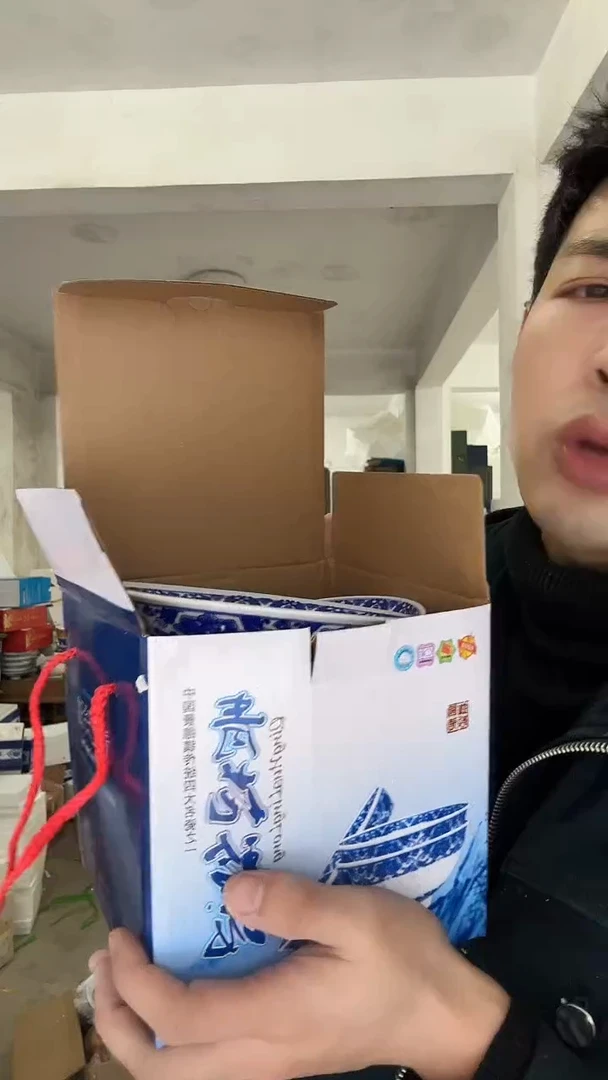 【闪购商品】瓷片6英寸面碗6个装