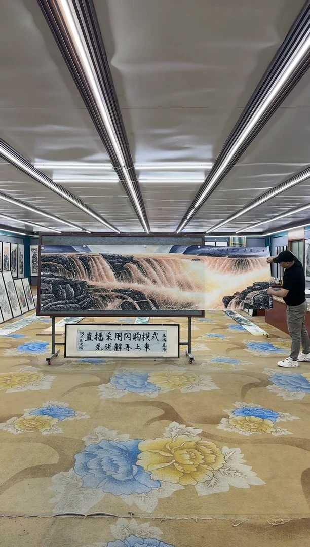 绘画M张伦玉-小丈二-山水国画