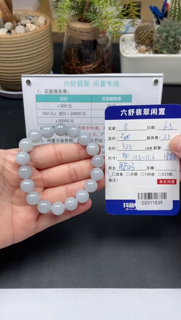 未镶嵌手串翡翠D2511839
