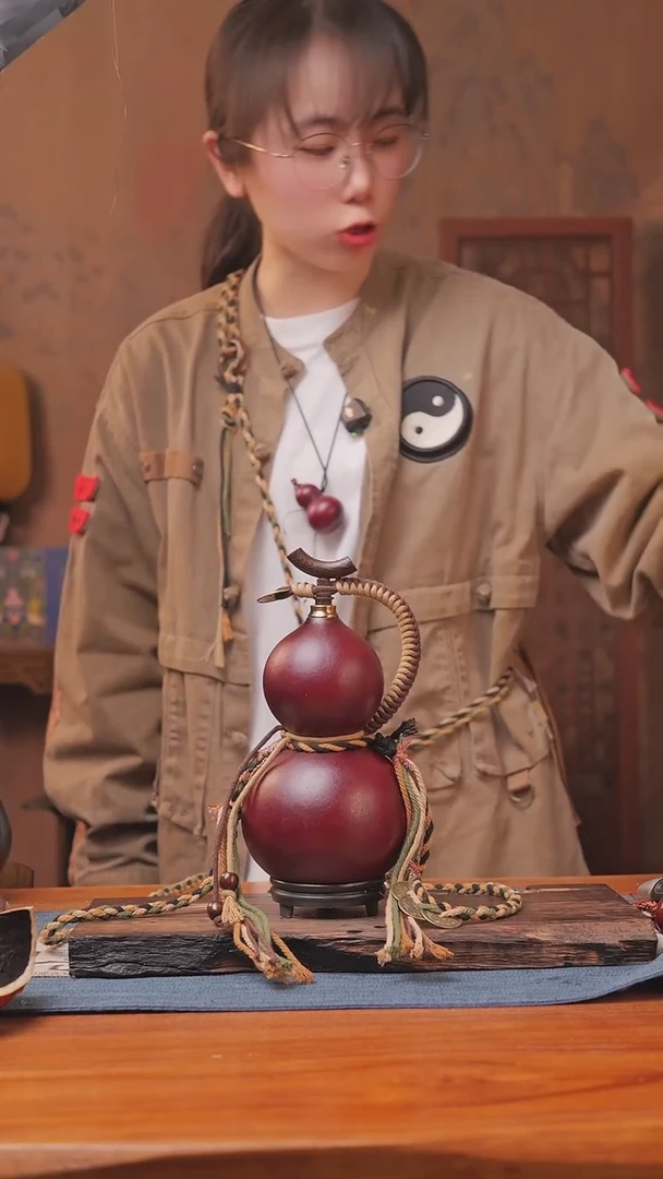 1429号链接精品大漆葫芦现货现发[一物一拍]