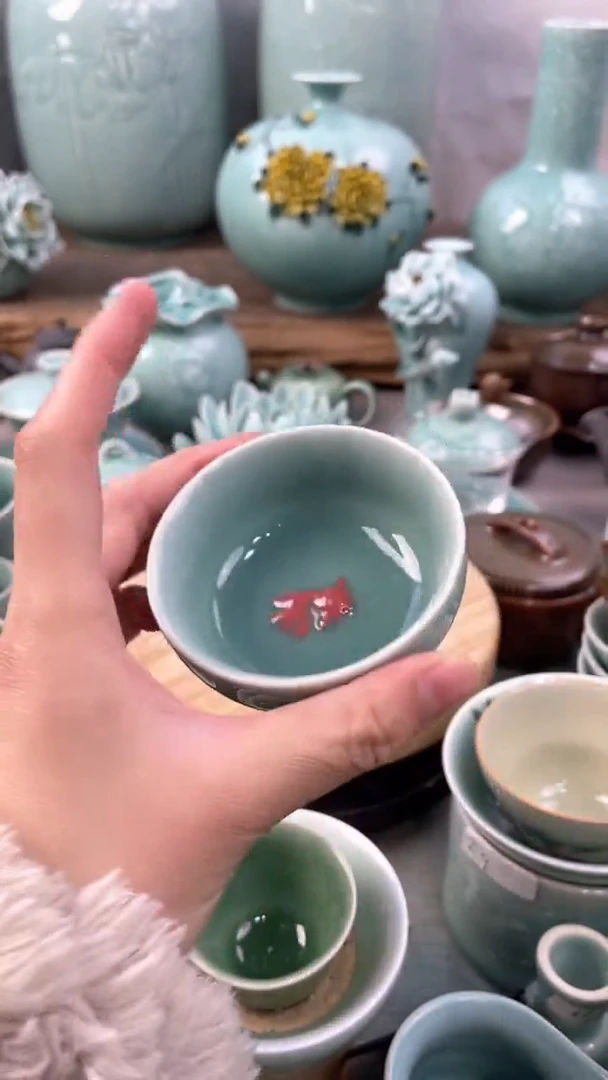 【闪购商品】特价 微瑕 慧仙青瓷