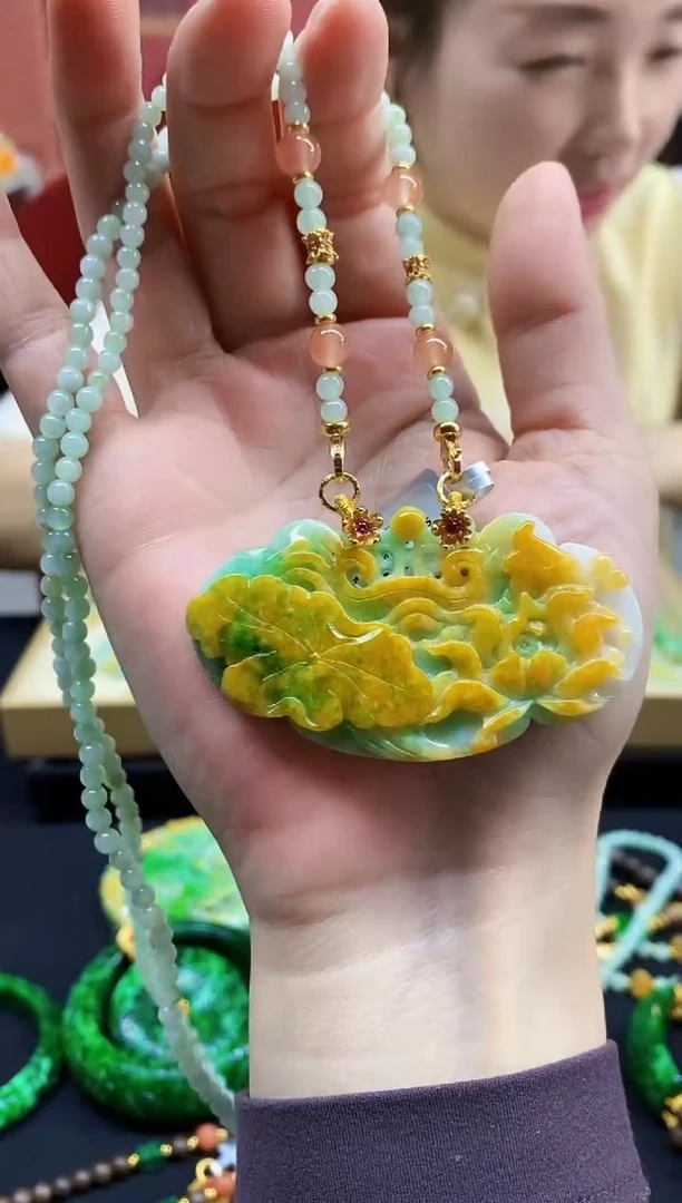 颈饰未镶嵌翡翠翡翠吊坠