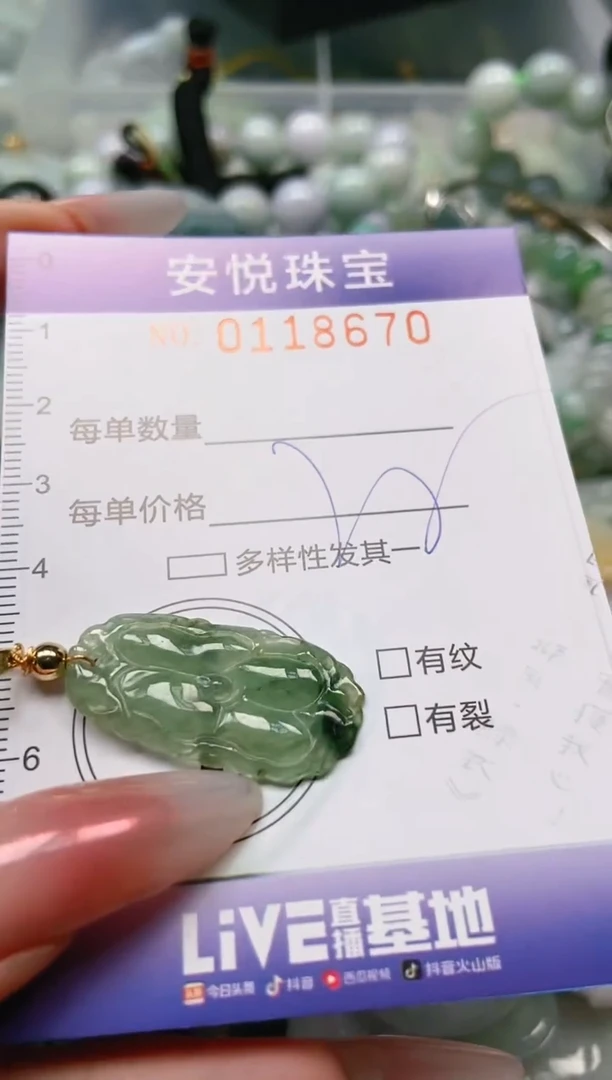 【闪购商品】翡翠颈饰未镶嵌闪购0118670