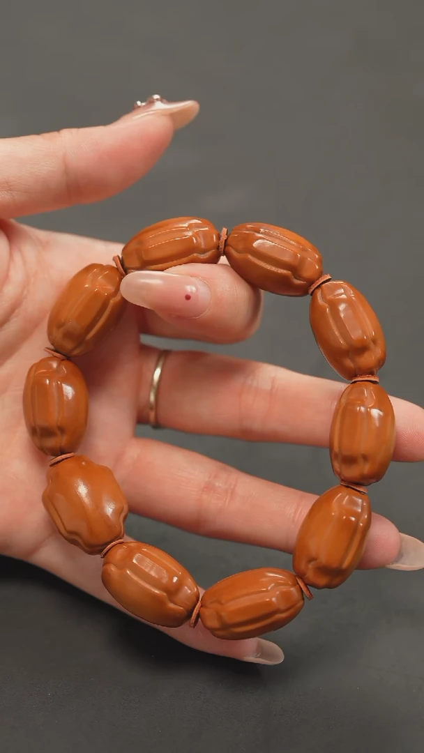 橄榄核手串水晶核手牌
