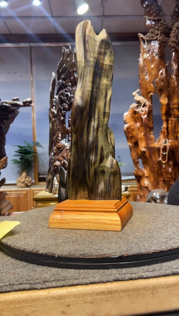 【闪购商品】金丝楠小叶桢楠乌木摆件