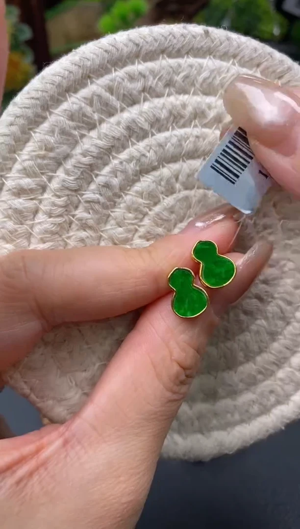 颈饰银S925镶嵌翡翠净货13182