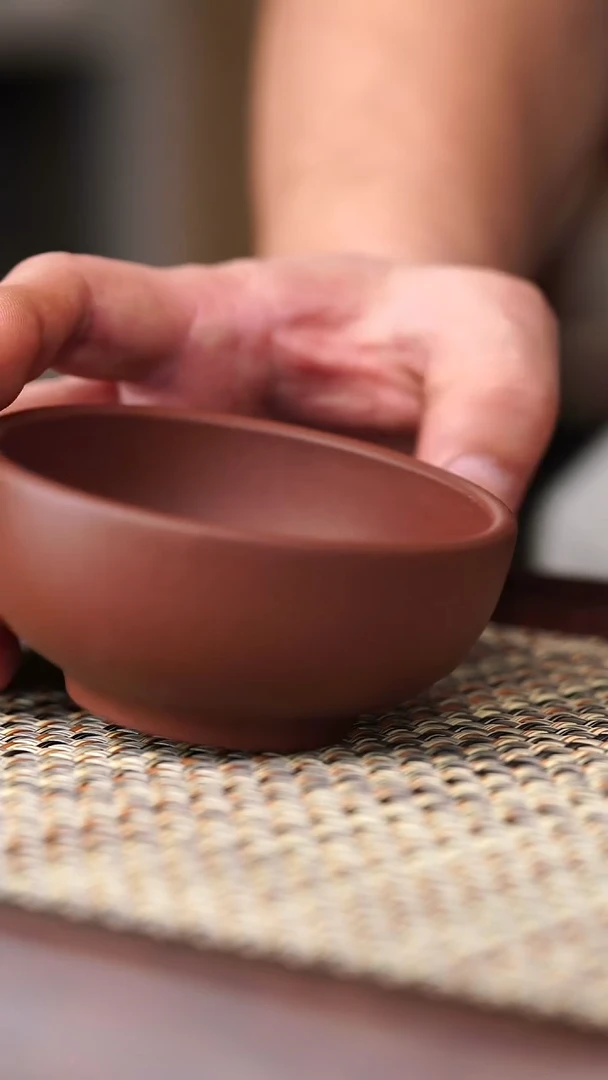 原矿手工紫泥普洱杯120CC