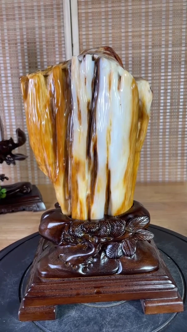 硅化玉珠宝奇石未镶嵌600