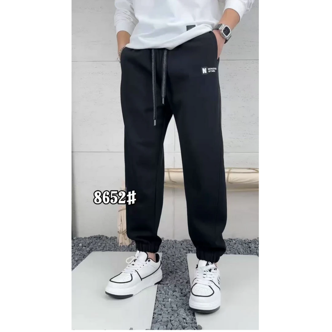 8652/春季新款针织时尚百搭休闲束脚裤