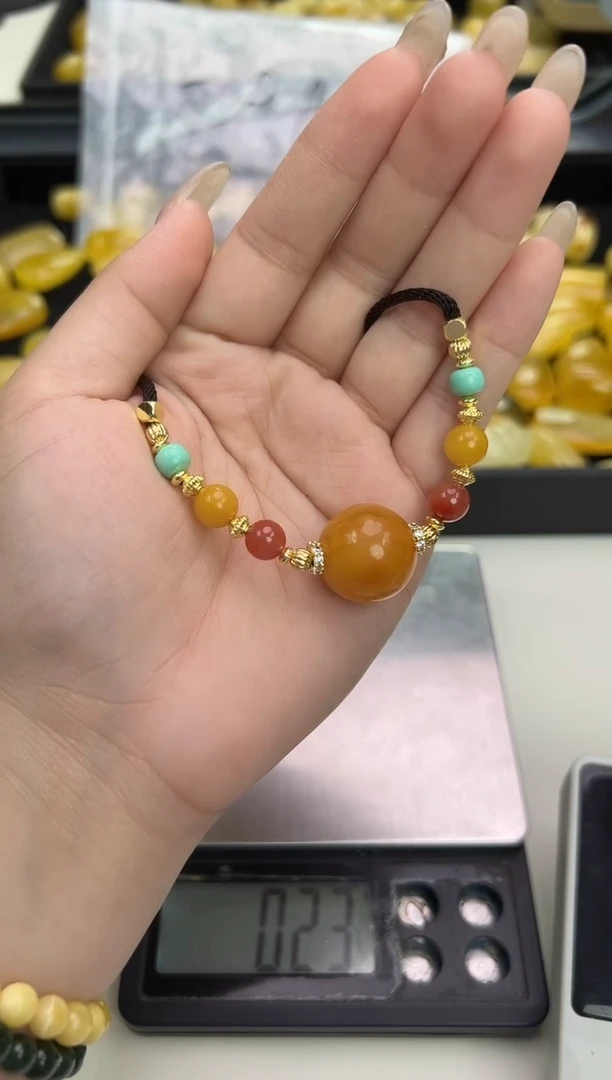 裸石琥珀未镶嵌琥珀蜜蜡吊坠
