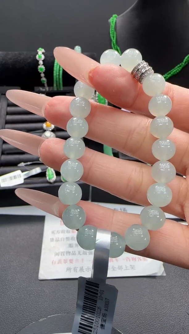 未镶嵌手串翡翠翡翠珠串