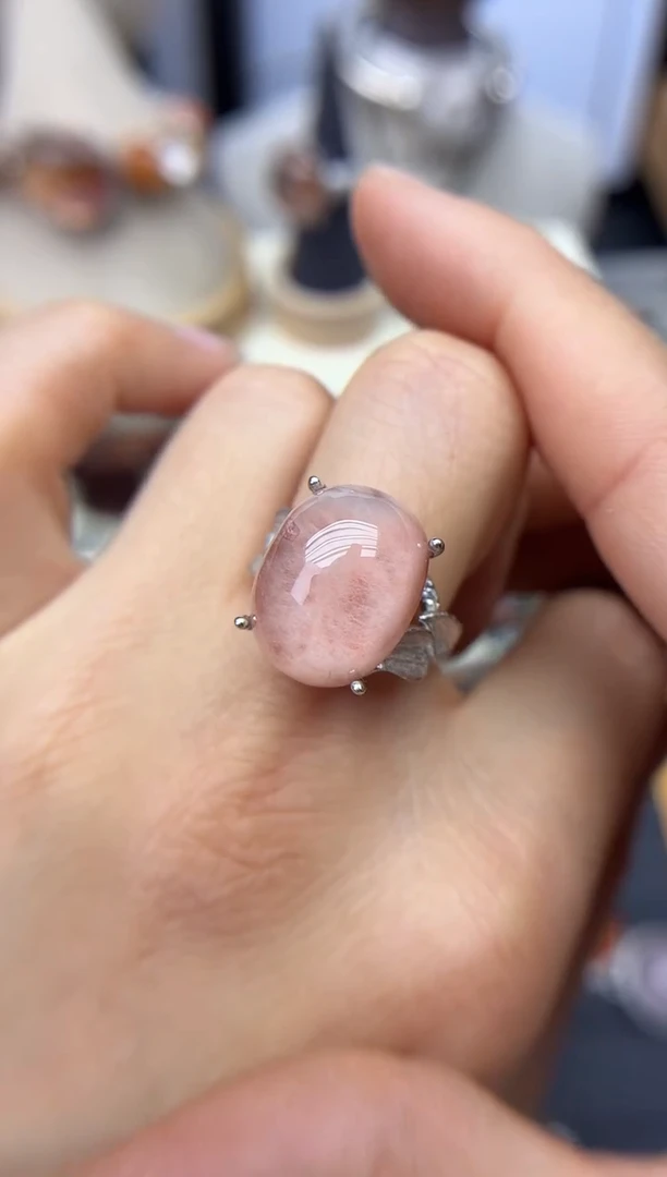 银S925镶嵌珠宝半成品水晶定制定制