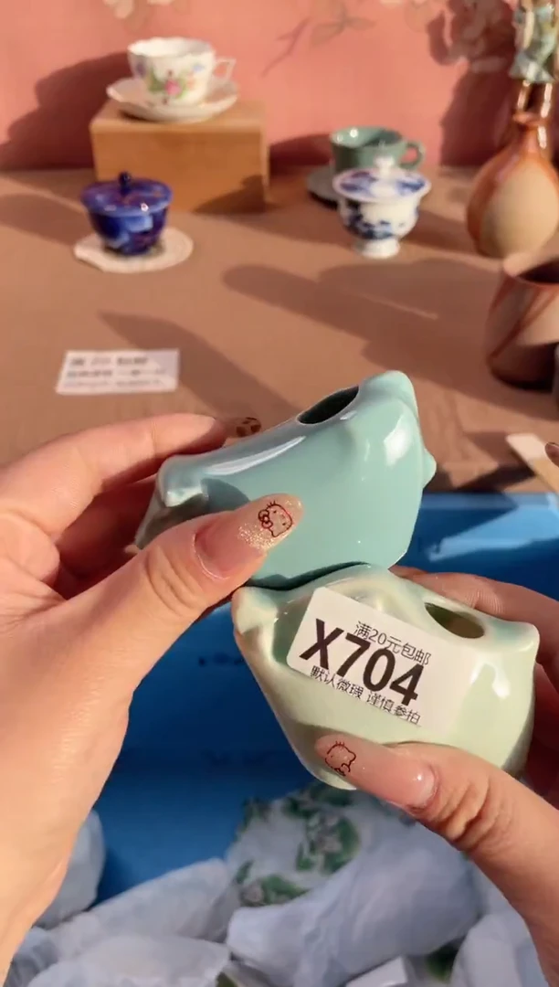 瓷片张**儿瓷器瓷器X704