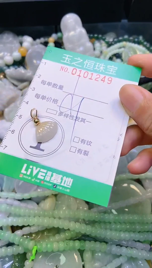翡翠未镶嵌颈饰闪购0101249