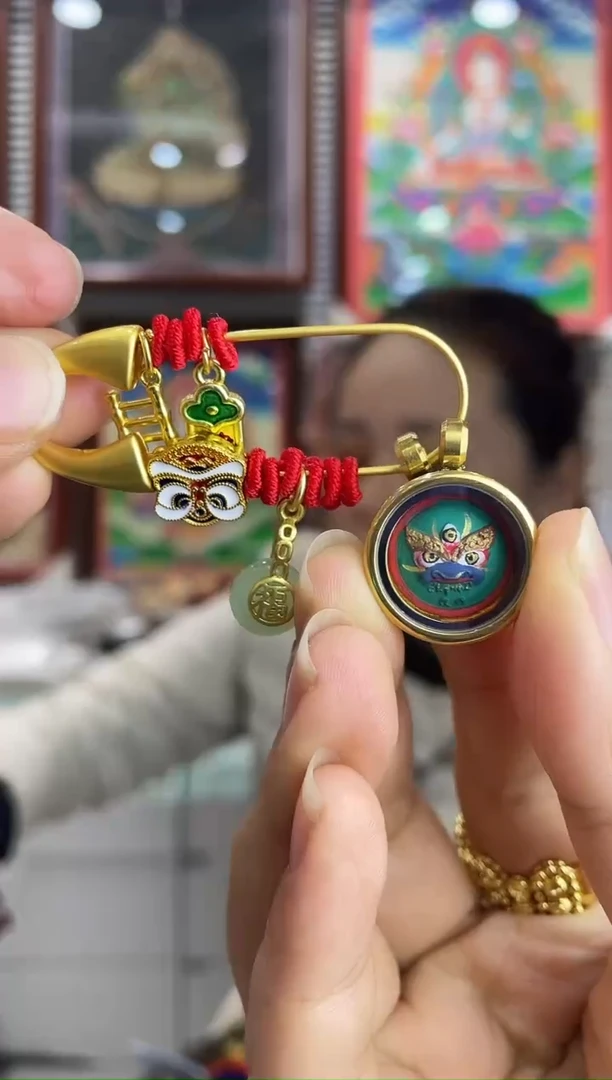 吊坠纯手绘唐卡（非质量问题 不退不换） 黑老师