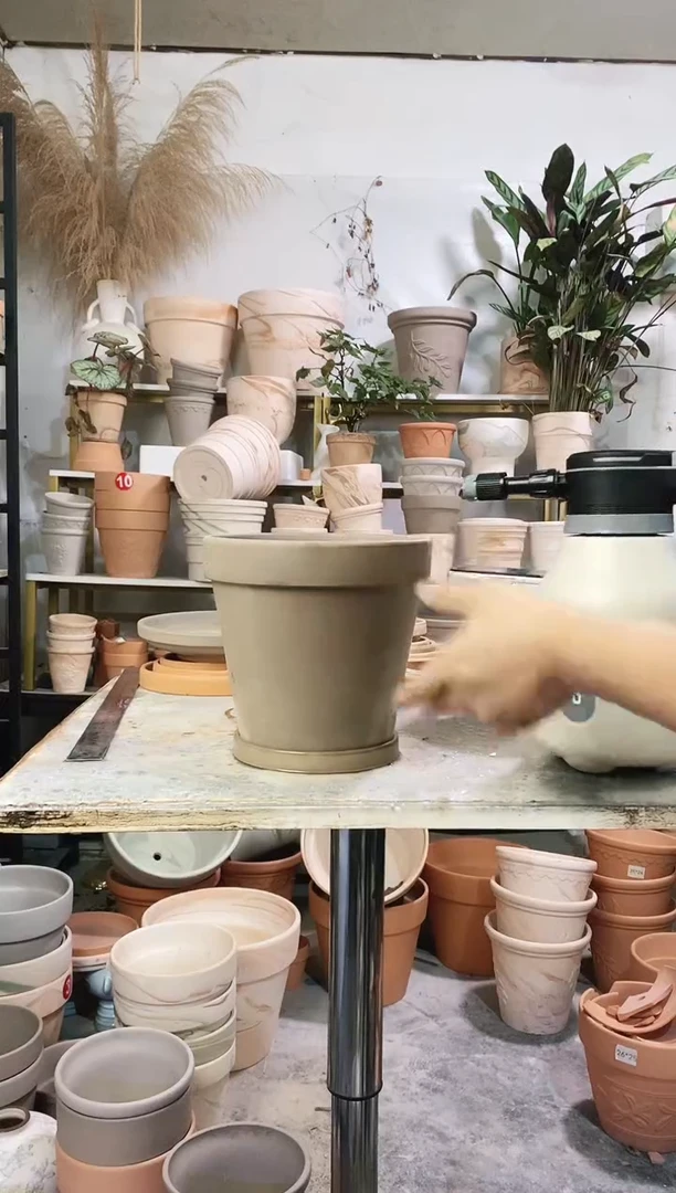 20*18灰陶 10盆10托