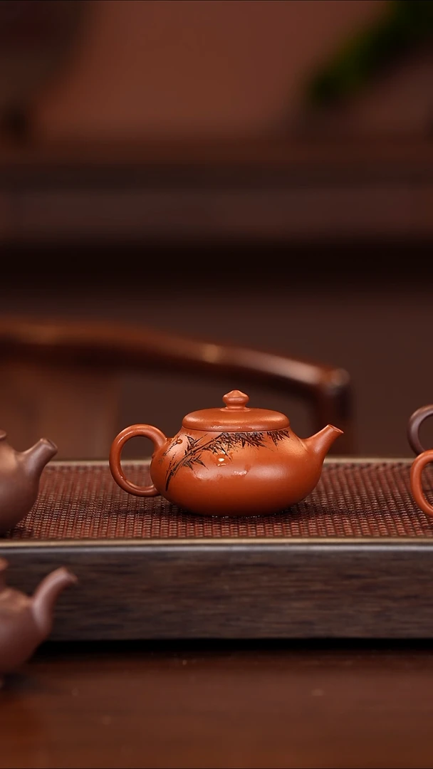 茶壶紫砂旷**风徐壶记精品紫砂壶