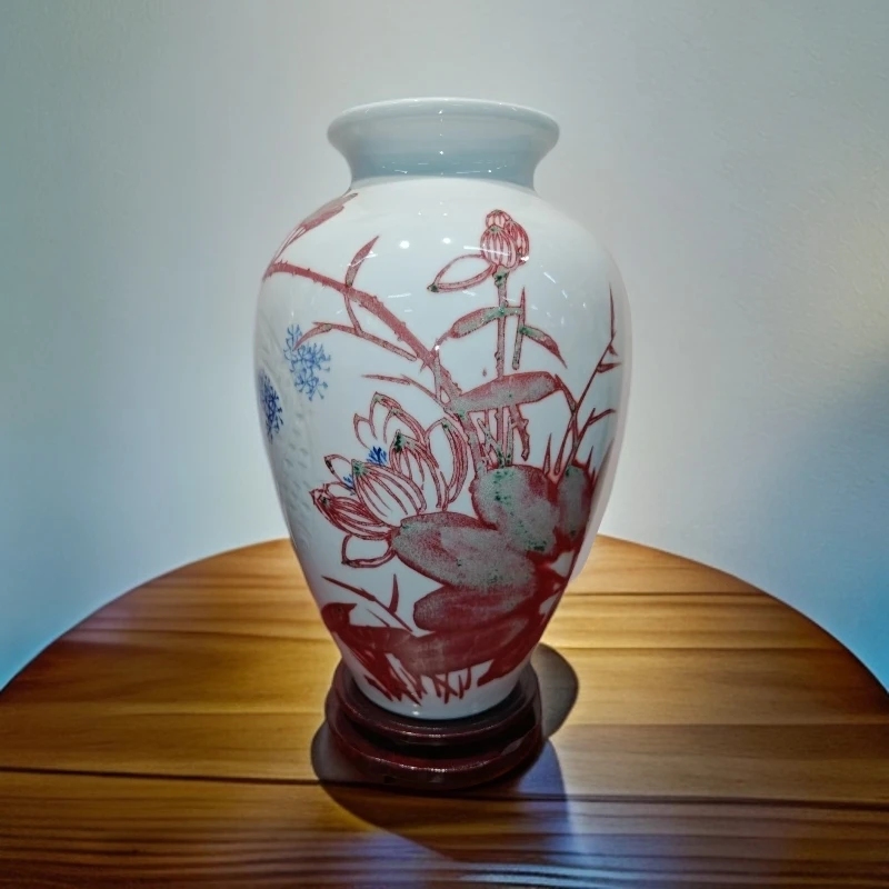 【景德镇】高温陶瓷，高维东釉里红