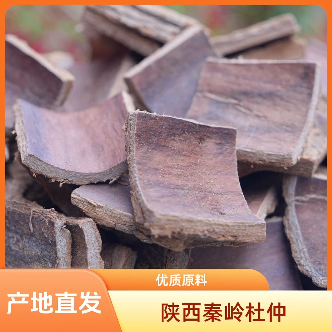 秦岭杜仲银丝拉丝四十年老树刮皮可泡酒泡水煮水泡茶煲汤产地