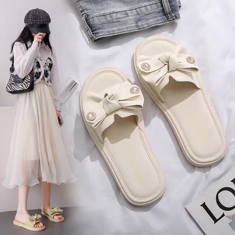 专柜238～柔软舒适凉拖鞋女仙女风配裙子百搭软弹凉拖鞋1531-3A16