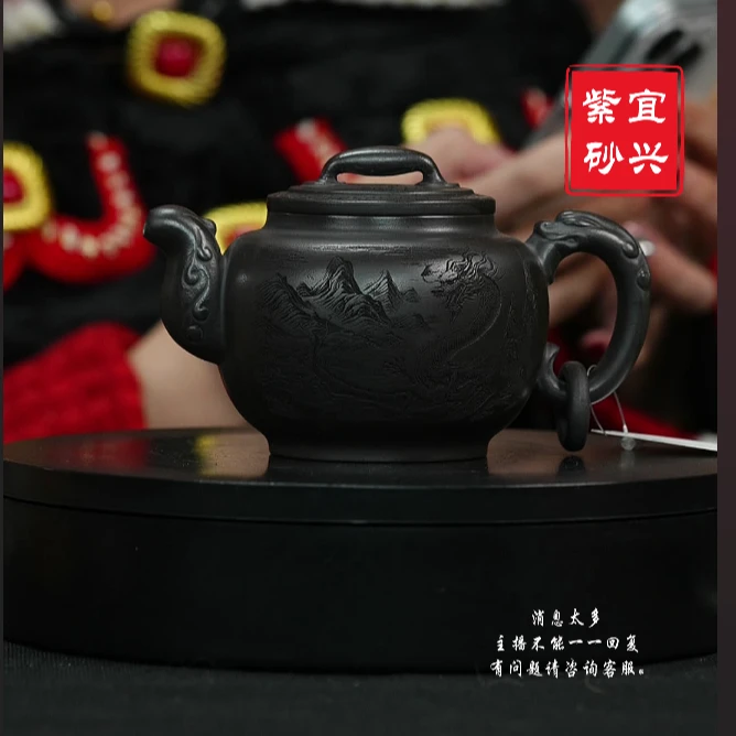 宜兴原矿还原烧高枕无忧紫砂壶