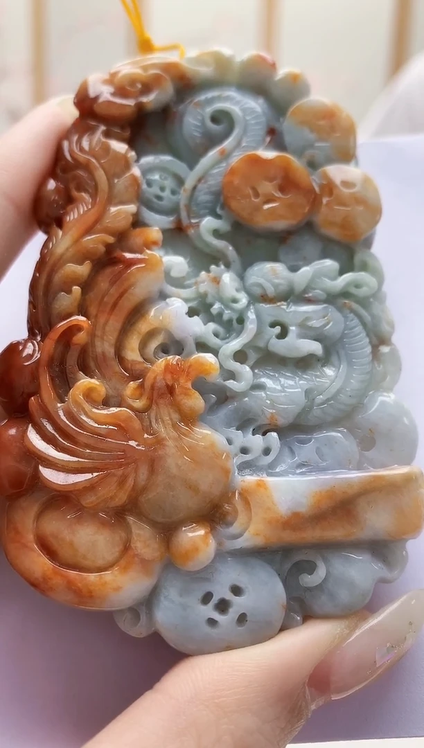 未镶嵌定制翡翠美*5161jw-毛货挂件