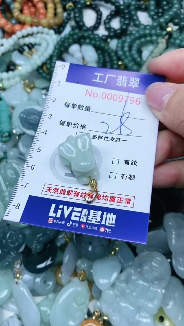 【闪购商品】翡翠吊坠(不含链)未镶嵌翡翠