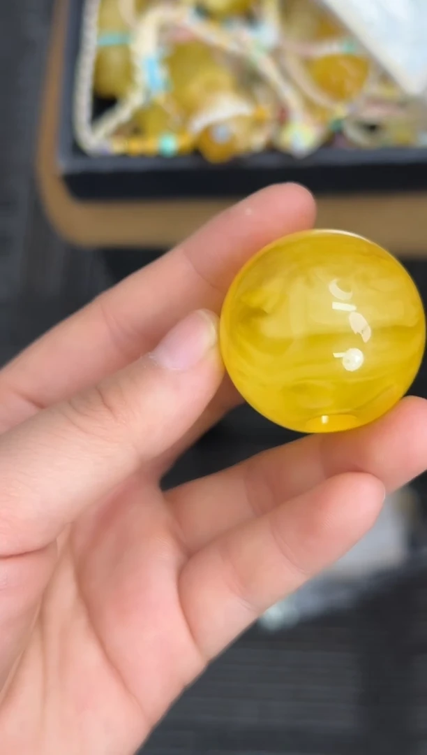 裸石琥珀未镶嵌琥珀蜜蜡吊坠