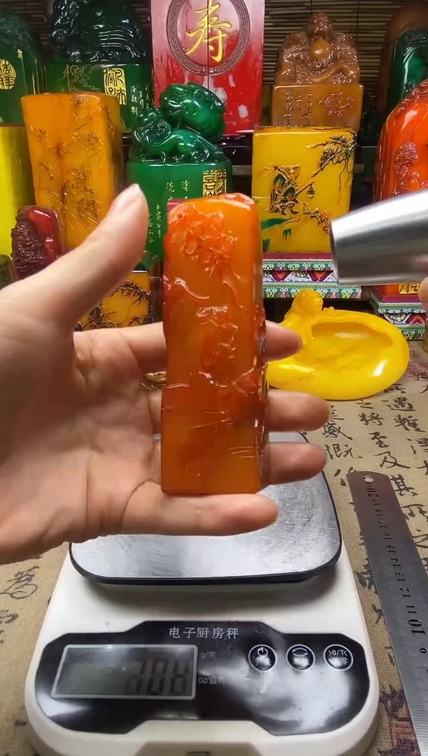 寿山石印石纯天然篆刻石料