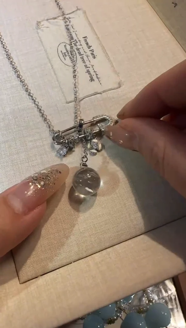 项链未镶嵌水晶多样性发一