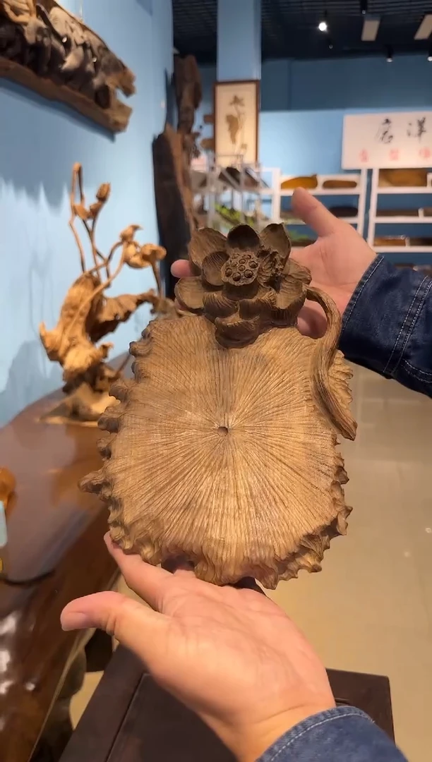 木028号乌木金丝楠壶承