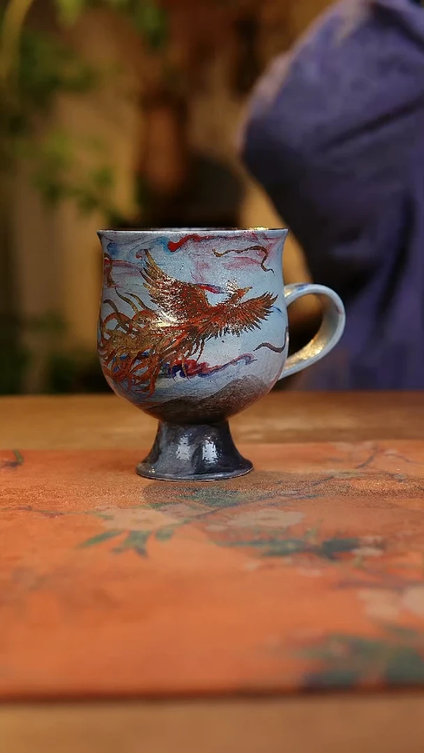 【闪购商品】瓷片1145景德镇手工手绘釉下彩高温瓷