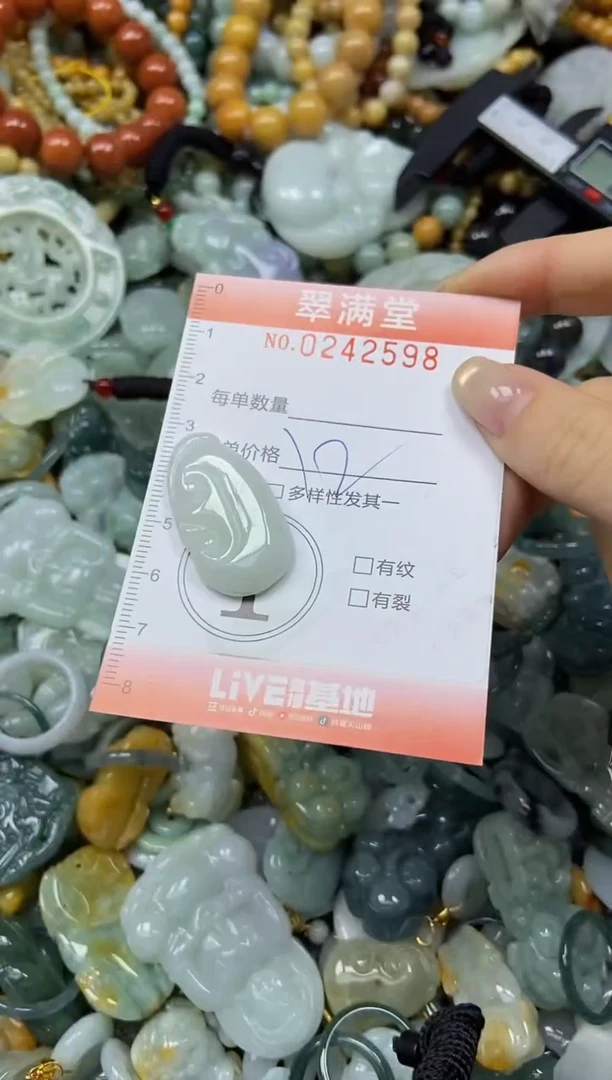 未镶嵌挂件翡翠闪购0242598