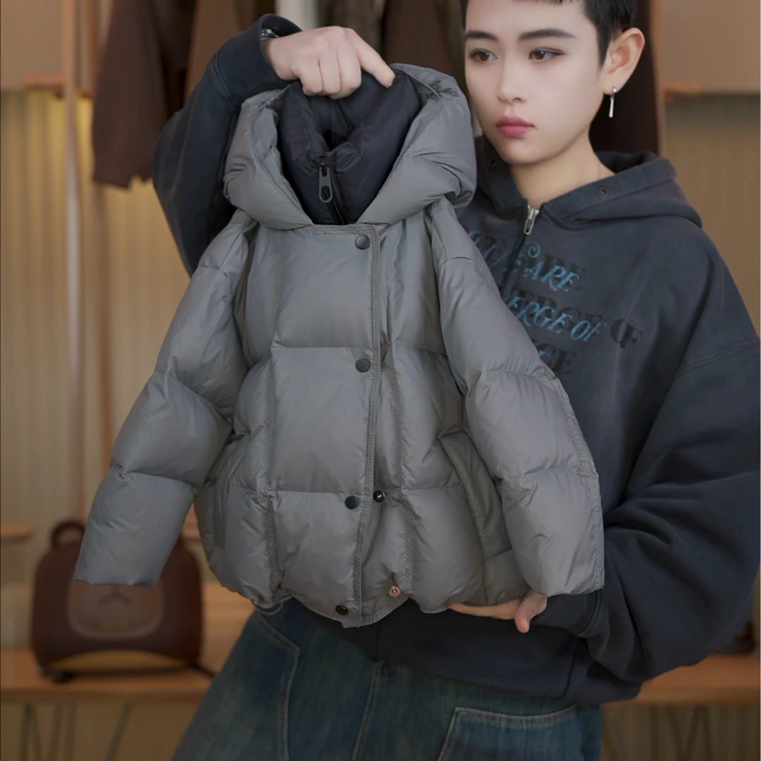 【小蛋壳】现货-冬装儿童韩版极寒系列双倍充绒白鸭绒羽绒服