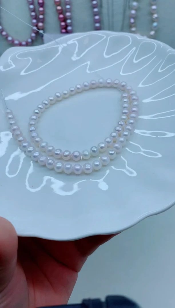 淡水珍珠未镶嵌颈饰淡水珍珠项链多样性发其一