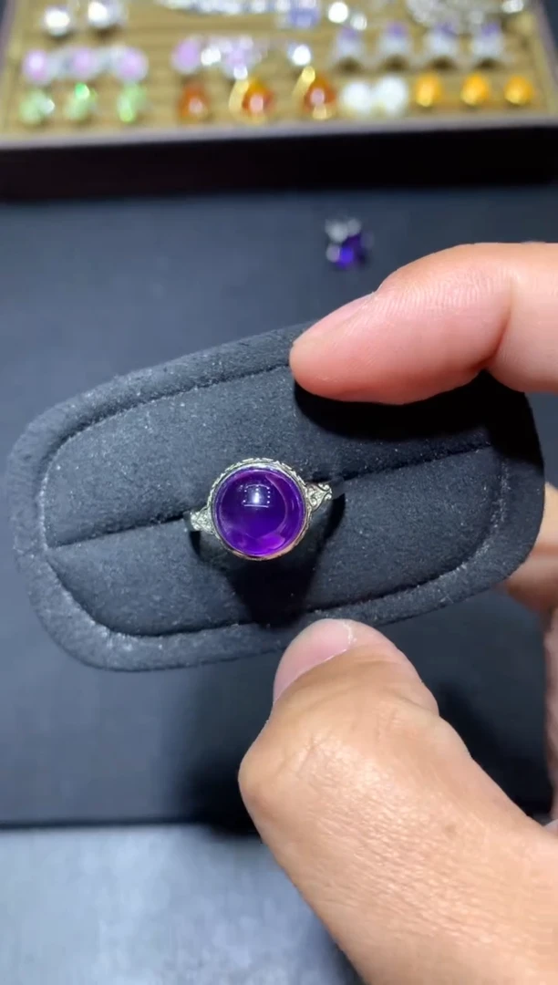 未镶嵌戒指水晶D04