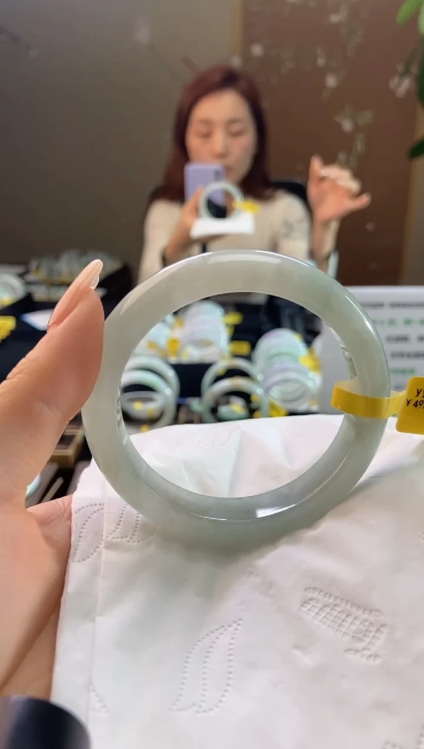 未镶嵌手镯翡翠57.4圈口t