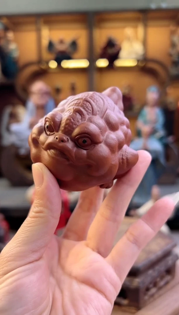 紫砂茶宠器闵茶宠摆件