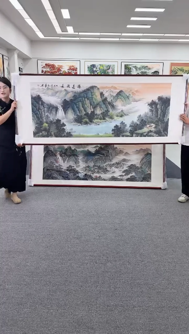 手绘  219*88  源远流长