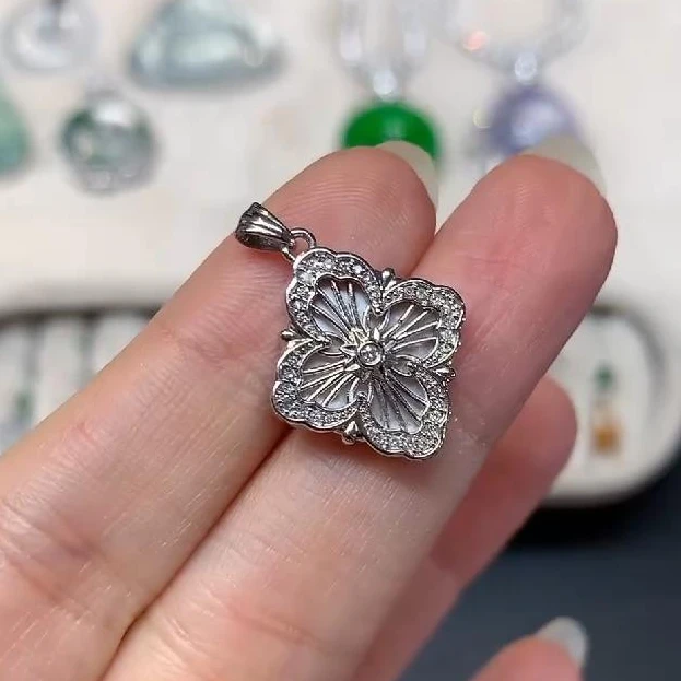 钻石吊坠-18K金-BK|BZS5