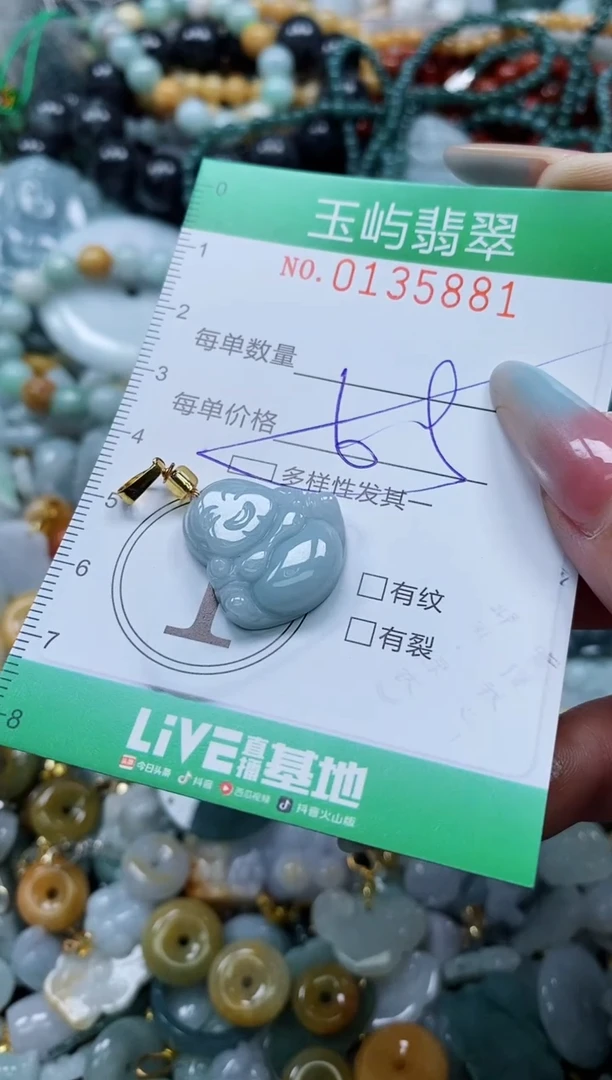 翡翠未镶嵌颈饰闪购0135881多样性发其一