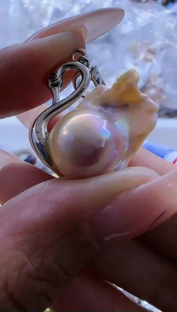 【闪购商品】淡水珍珠吊坠《不含链》未镶嵌3901