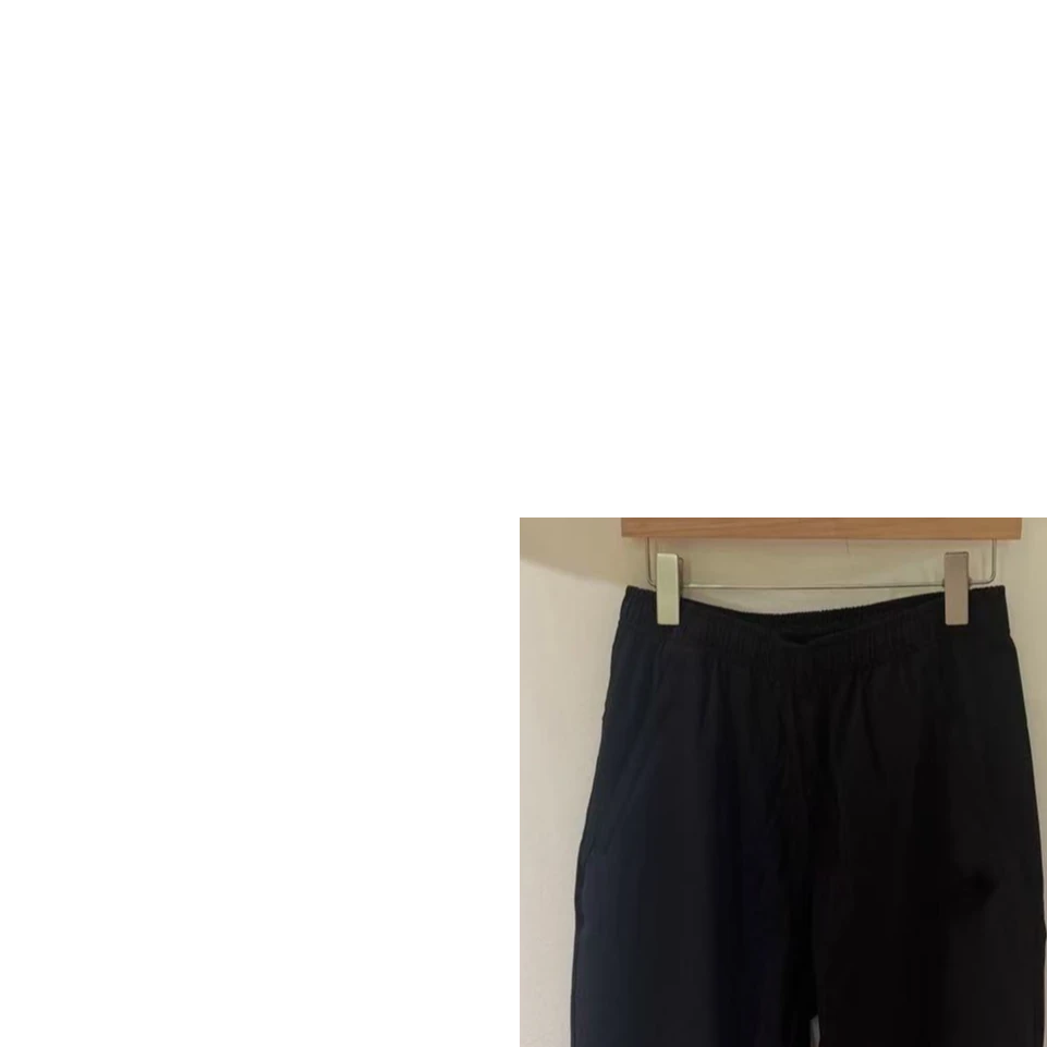 【俐心2】男士秋季新款休闲运动梭织长裤-北