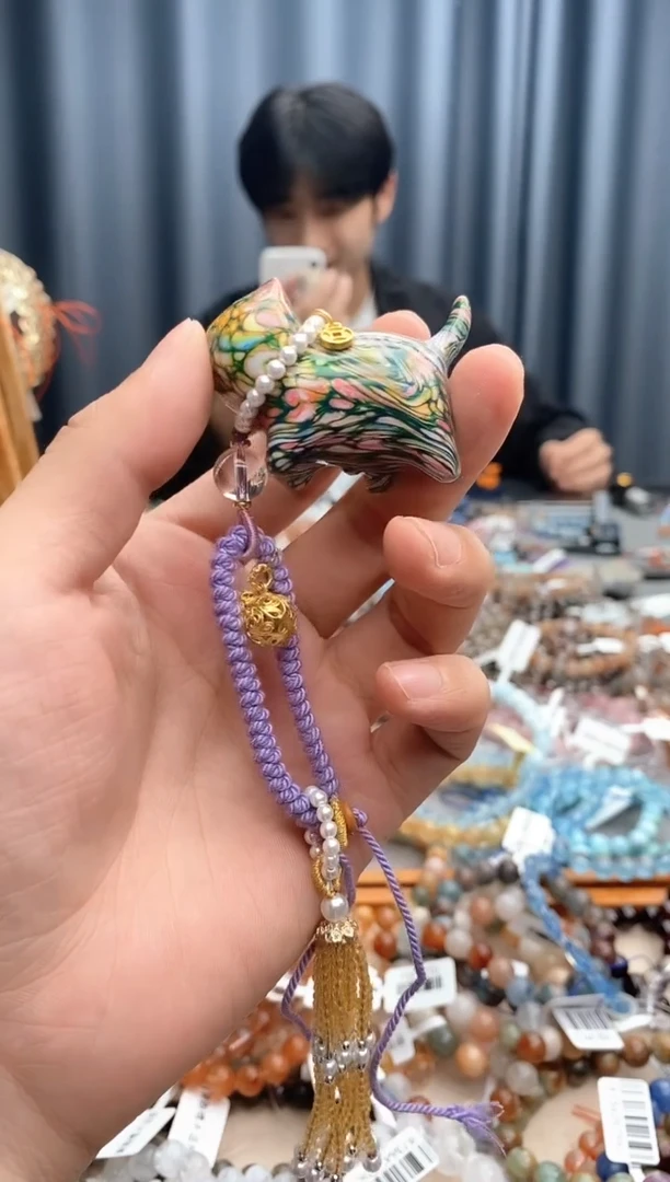 水晶手链未镶嵌坏*小猫