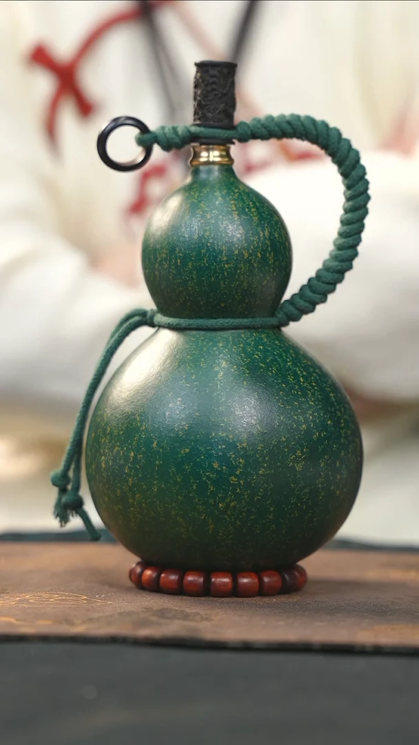 【闪购商品】RY220大漆酒葫芦不包手串及旋转底座