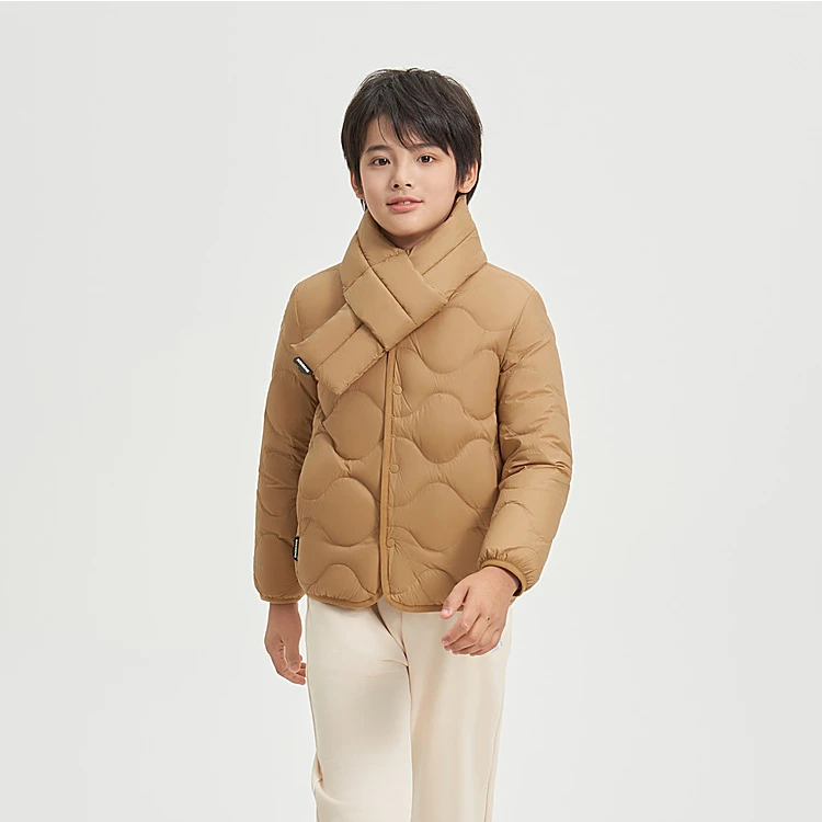 波司登【25年】商场同款新品薄款三宝单件短款儿童羽绒服T250135030