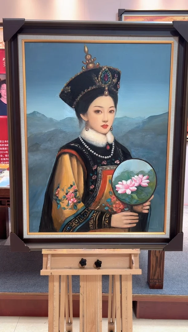 油画邸立丰-60X80cm-人物作品