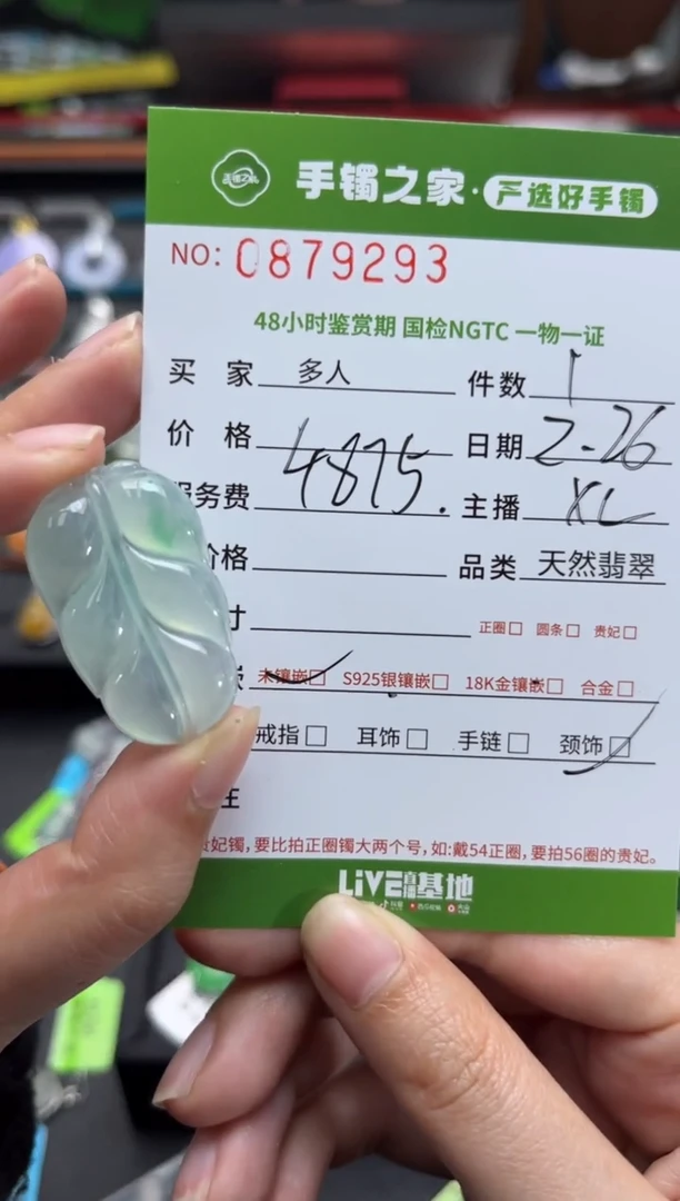 【闪购商品】翡翠颈饰未镶嵌多人