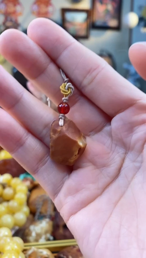 【闪购商品】琥珀颈饰未镶嵌吊坠